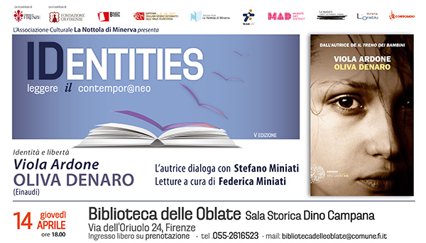 IDENTITIES: Viola Ardone – Oliva Denaro, La Nottola di Minerva